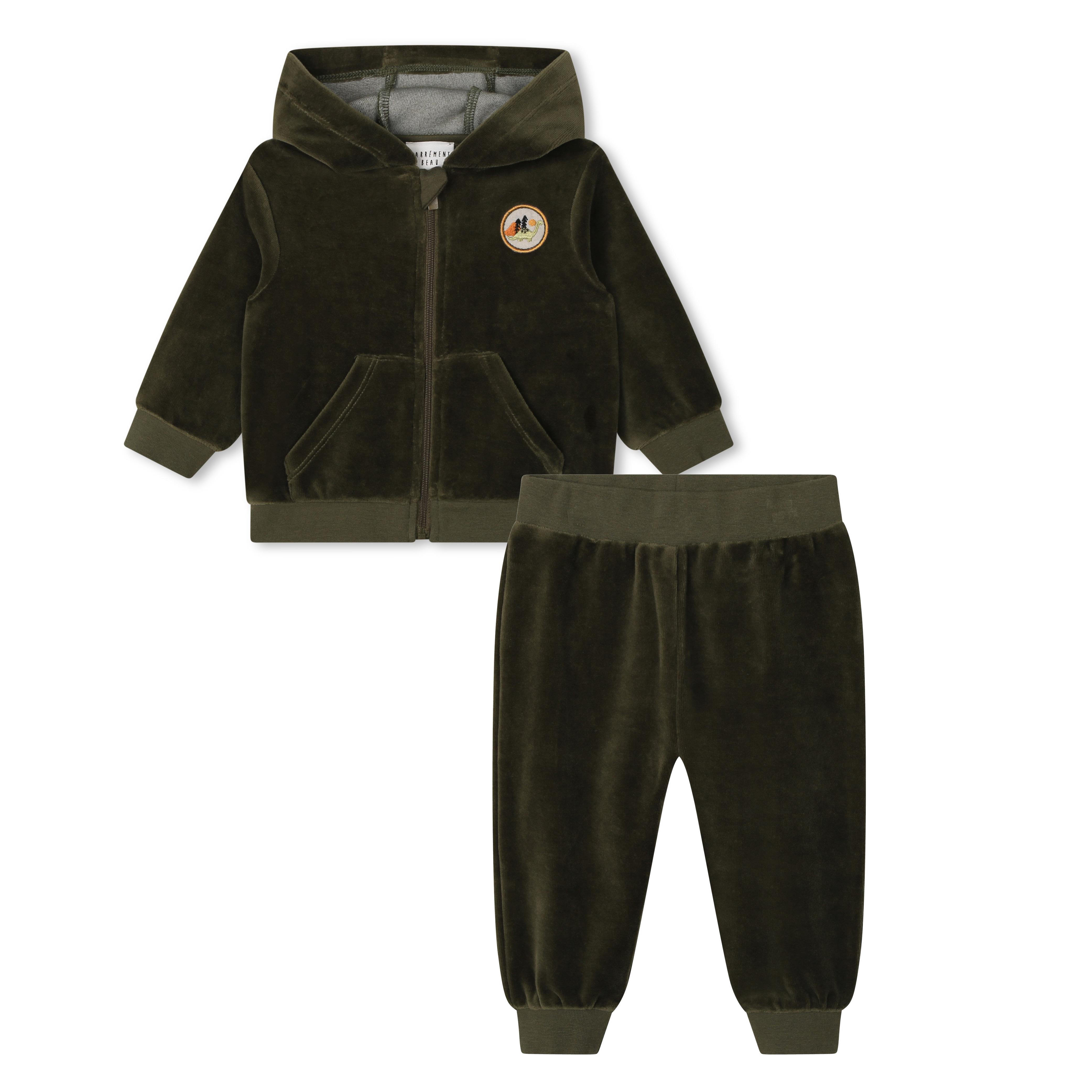 Ensemble jogging en velours